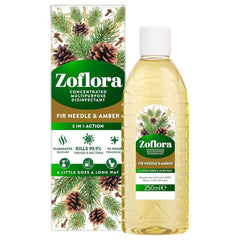 Zoflora Concentrated Multipurpose Disinfectant Fir Needle Amber Fragrance 250ml