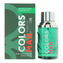 Benetton Colors De Benetton Green Eau de Toilette 60ml Mens Fragrance Spray