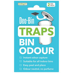 Deobin Traps Bin Odour Instant Capture Interior Absorbing Bins Easy Peel Place