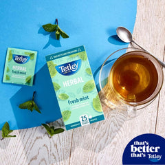 Tetley Tea Herbal Bags Pure Green Individually Wrapped Sachets