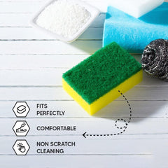 Elbow Grease Washing Up Dish Brush Sponge Liquid Dispenser Dirt Cleaner Pink