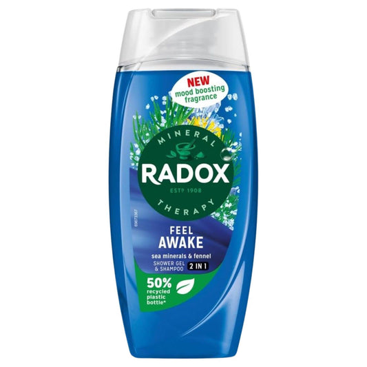 Radox Body Shower Gel Feel Awake Sea Minerals & Fennel Scent 225ml