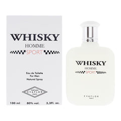 Evaflor Whisky Homme Sport Eau De Toilette 100ml Mens Fragrance Spray
