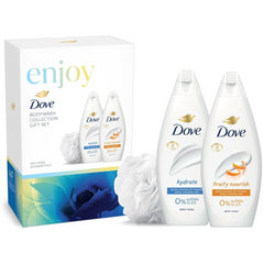 Dove Body Wash Collection Gift Set Cleans Smoother Skin Enjoy 3 Piece