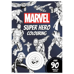 Marvel Super Hero Colouring Book Favourite Characters For Kids Children Boy Girl