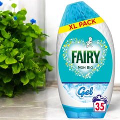 Fairy Non Bio Laundry Detergent Gentle Cleaning Washing Liquid Gel 35W 1.23ml