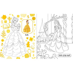 Disney Princess 3 In 1 Colouring Book Favourite Characters For Kids Boys Girls