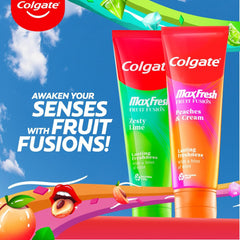 Colgate Max Fresh Frutt Fusion With Zesty Lime Lasting Freshness Toothpaste 75ml
