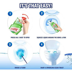 Harpic Active Fresh Toilet Gel Cleaner Lasting Fragrance Mountain Pine 750ml