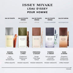 Issey Miyake L'eau D'issey Pour Homme Vetiver EDT 50ml Mens Fragrance Spray