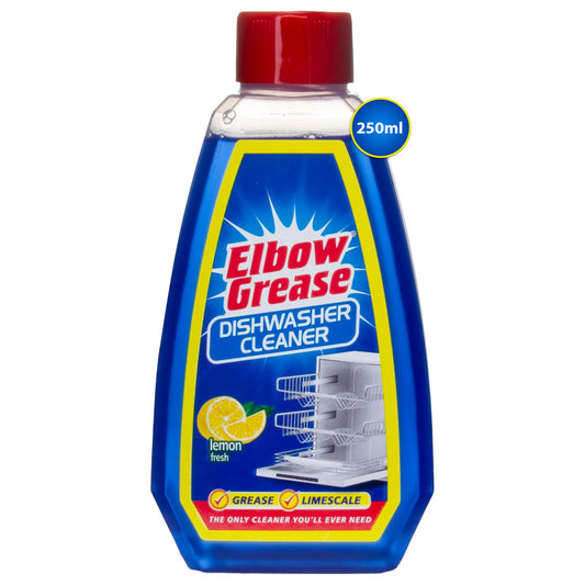 Elbow Grease Dishwasher Cleaner Cleans Removes Grease Limescale Lemon 250ml