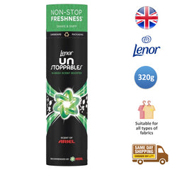 Lenor In Wash Scent Booster Beads Non-Stop Freshness Unstoppables Ariel 320G