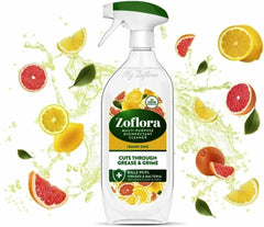 Zoflora Multipurpose Disinfectant Cleaner Spray Cut Grease Lemon Zing 800ml