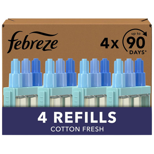 Febreze 3Volution Air Freshener Plug In Refill Cotton Fresh Alternating Scents