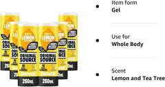 Original Source Shower Gel Zesty Lemon Tea Tree Natural Fragrance Scent 250ml