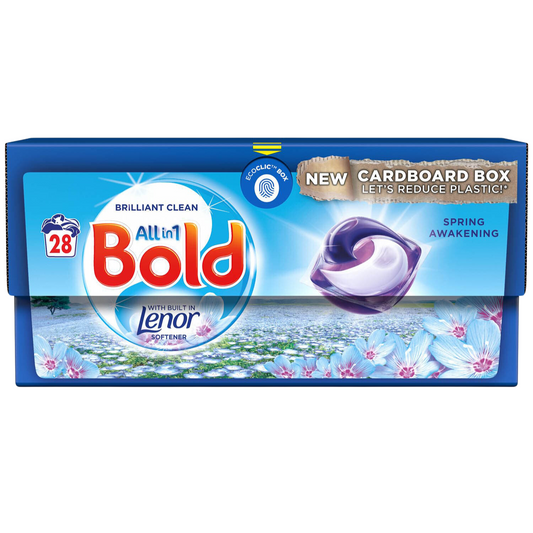 Bold All In 1 Pods Washing Detergent Tablets Capsules Spring Awakening 28 Washes