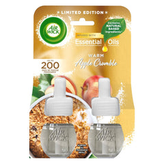 Airwick Electric Plugin Scented Oil Refill Air Freshener Warm Apple Crumble 19ml