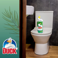 Duck Pine Dissolves Limescale Bleach Gel 750ml Deep Action Toilet Liquid Cleaner