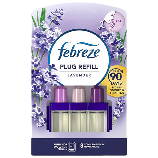 Febreze Ambi Pur 3Volution Plug In Lavender Air Freshener Refills Odour Fighter
