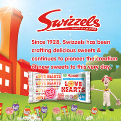 Swizzels Love Hearts 4 Rolls Originals Mix Sweet Vegan Candy