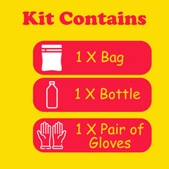 Elbow Grease Oven Cleaning Kit Deep Cleans Grills Glass With Gloves & Bag