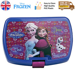 Disney Frozen Elsa & Anna Kids Girls Snack Lunch Box School Picnic