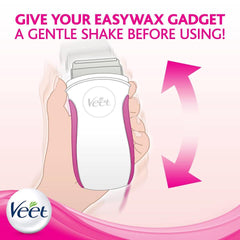 Veet Easy Wax Electrical Roll On Kit Gelwax Legs Bikini Underarms Hair Removal