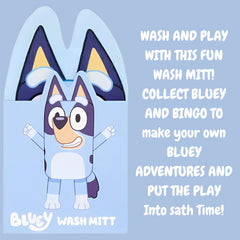 Bluey Toothbrush Toothpaste Wash Mitt Bubble Bath Shampoo-Conditioner Bundle Set