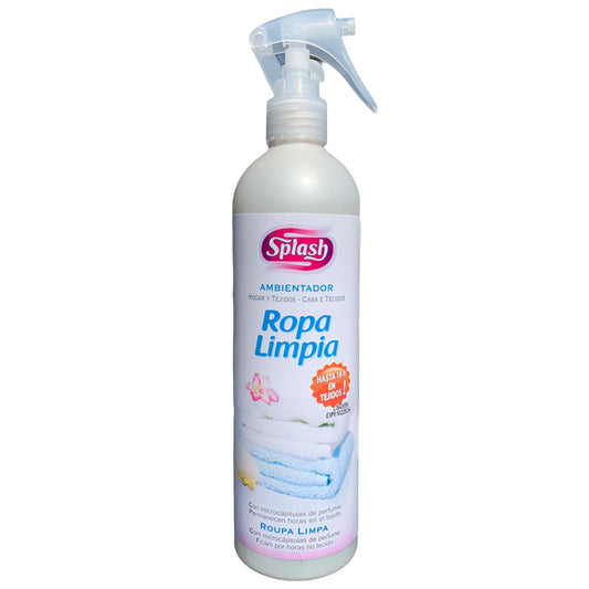 Splash Home Fabric Air Freshener Spray Ropa Limpia 400ml
