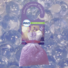 Airpure Scented Beads Air Freshener Drawer Wardrobe Car Calming Lavender Moments