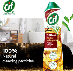 Cif Surface Cleaner Cream Tough Dirt Cleaner Remover Winter Indulgence 500ml