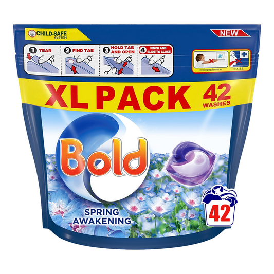 Bold All In 1 Pods Washing Detergent Tablets Capsules Spring Awakening 42 Washes
