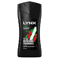 Lynx Africa Body Wash 225ml – Mandarin & Sandalwood Shower Gel