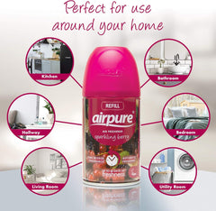 Airpure Air Freshener Refill Home Room Fragrance Spray Sparkling Berry 250ml