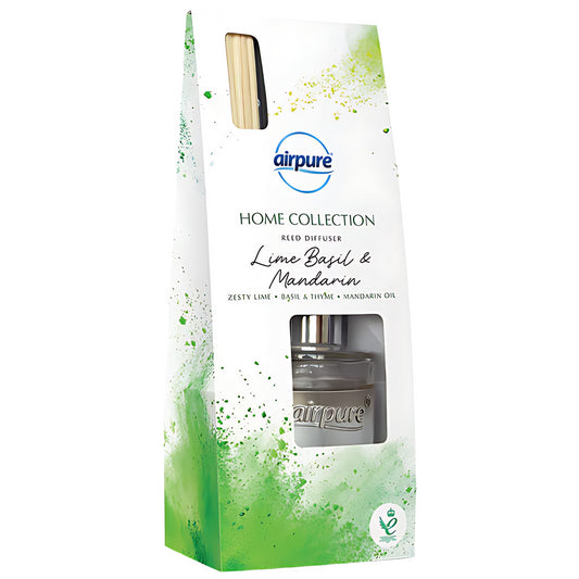 Airpure Home Collection Reed Diffuser Air Freshener Lime Basil & Mandarin 30ml