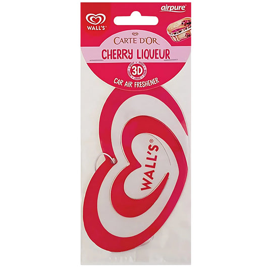 Walls Hanging Car Air Freshener Odor Neutralizer Fragrance Cherry Liqueur