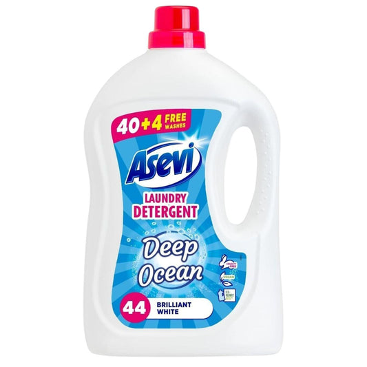 Asevi Laundry Detergent Deep Ocean Concentrated White Fabrics 44 Washes 2376ml