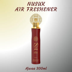 Nusuk Air Freshener Bundle Set Arabic Fragrance Refresh Office Rooms Spray 300ml