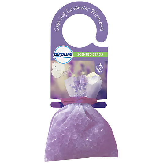 Airpure Scented Beads Air Freshener Drawer Wardrobe Car Calming Lavender Moments