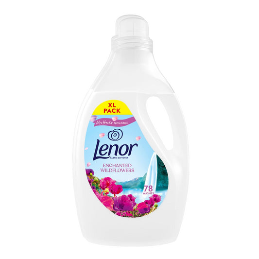 Lenor Enchanted Wildflower Fabric Conditioner Softener Freshness Clothes 78Wash