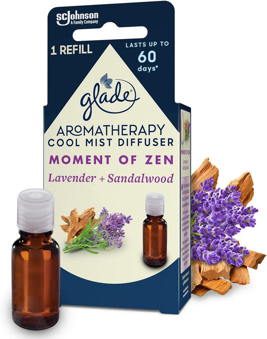 Glade Aromatherapy Cool Mist Plug In Oil Refill Lavender & Sandalwood 17.4ml