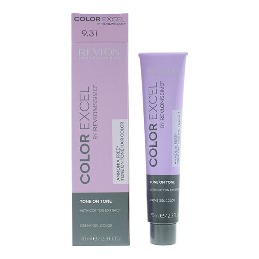 Revlon Color Excel 9.31 Very Light Golden Ash Blonde Hair Colour 70ml For Women