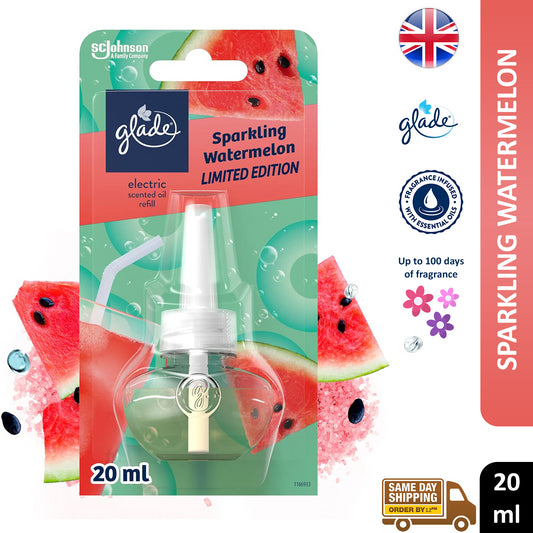 Glade Electric Plugin Sparkling Watermelon Scented Oil Fragrance Refill 20ml