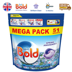 Bold All In 1 Pods Laundry Detergent Tablet For Wahsing Spring Awakening 51W