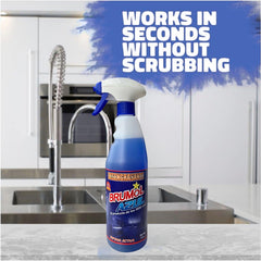 Brumol Degreaser Blue Powerful Active Foam Formula Bathroom Build Up Spray 750ml