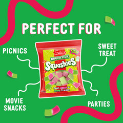 Swizzels Squashies Drumstick Sour Cherry & Apple Flavour Sweet Candy 120G