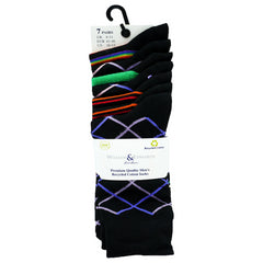 William & Edwards London Mens Socks Cotton Material Uk Multi Colour 6-11