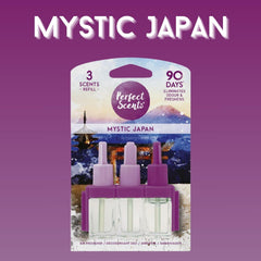 Perfect Scents 3Volution Plug in Refills Mystic Japan Home Air Fresheners 20ml
