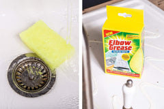 Elbow Grease Scrub Mate Yellow Sponge Non Scratch Tough Stain Cleaner Remover