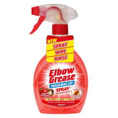 Elbow Grease Washing Up Spray Power Degreaser Cleaner Apple & Cinnamon 500ml